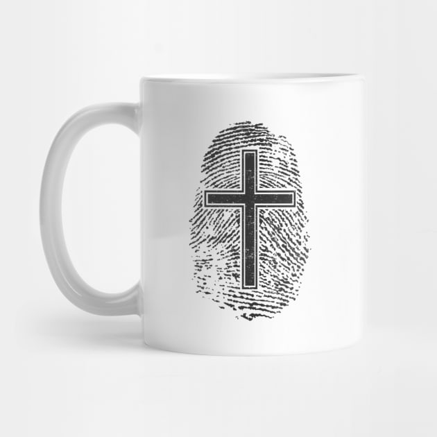 Christian thumbmark cross by teemarket